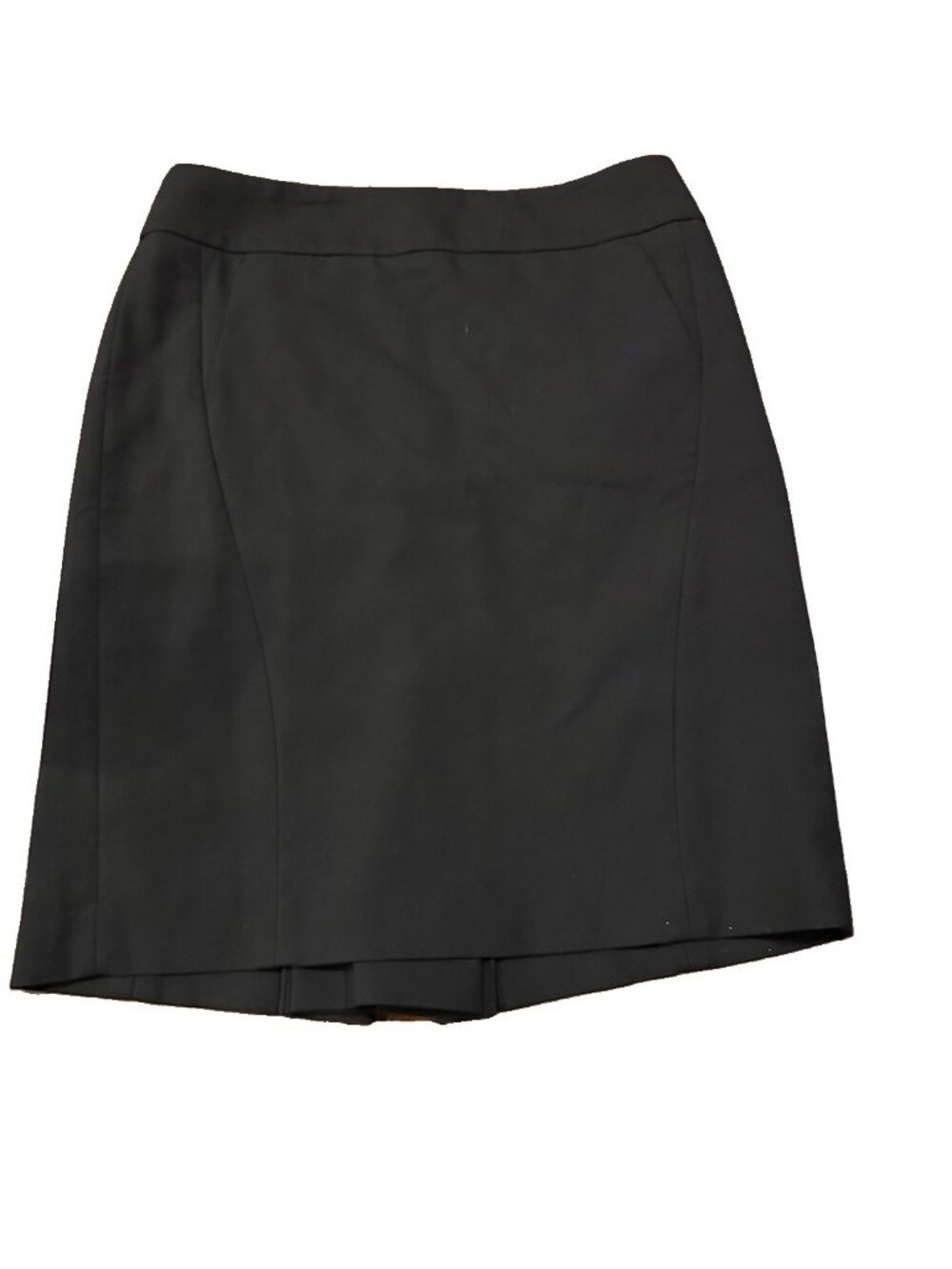 LOFT Ann Taylor Women's Black  Mini Pencil Skirt Pockets Zipper Size 8